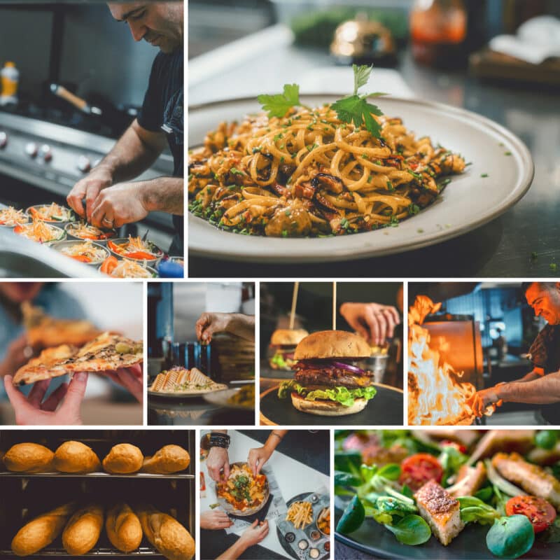Eten bij Olympia